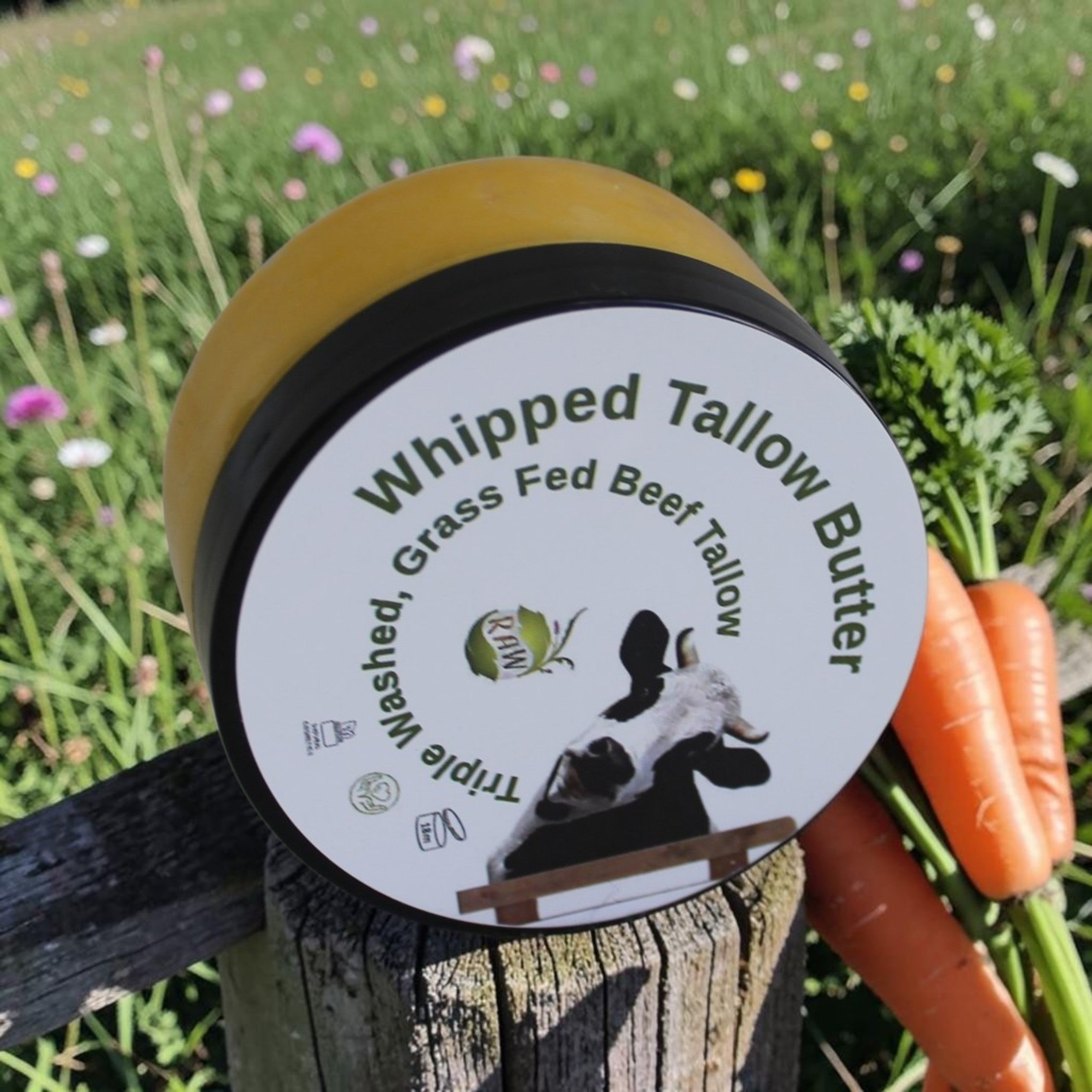 Triple washed Tallow whipped butter.