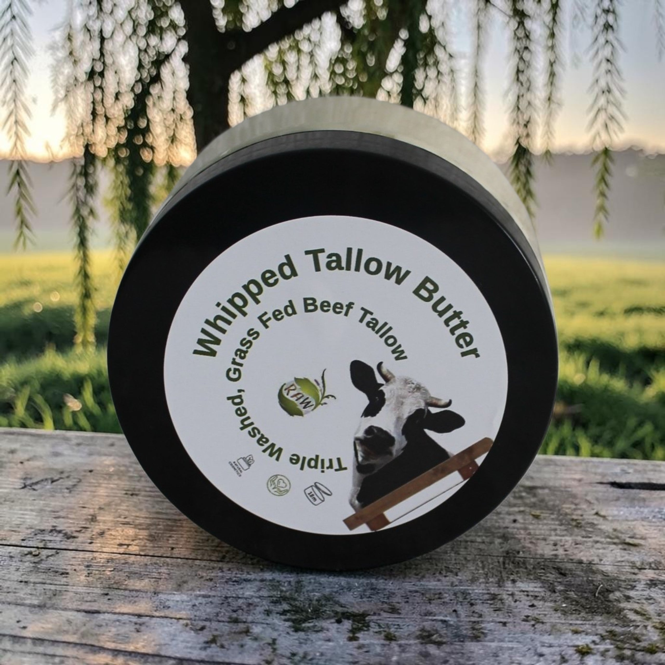 Triple washed Tallow whipped butter.