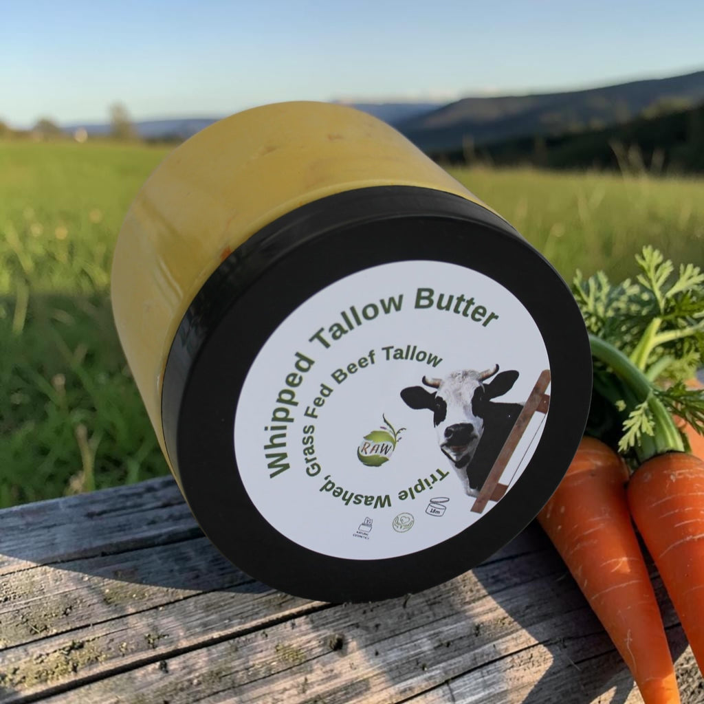 Triple washed Tallow whipped butter.